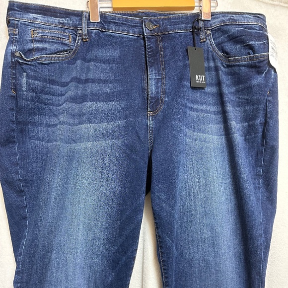 Kut From The Cloth Women's Jeans 24W Blue High Rise Natalie Boot Cut - Picture 2 of 12
